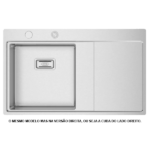 LAVA LOUÇA DIREITO ESCOVADO RODI - XERON 86 - L08X2MH1F143A2