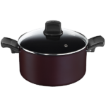 TACHO TEFAL TITANIUM SIGNATURE IND. 24CM + TAMPA VIDRO - C6874602